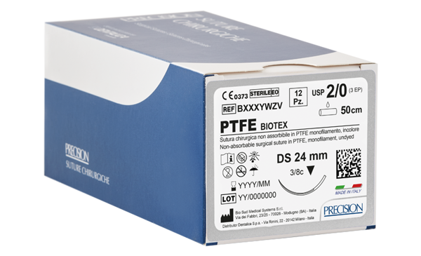 Picture of PTFE-Biotex / Reverse Cutting 3/8 - 16 mm - Size 4/0