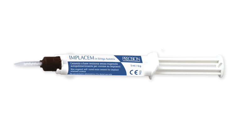 Cemento implantare per fissaggi definitivi rimovibili