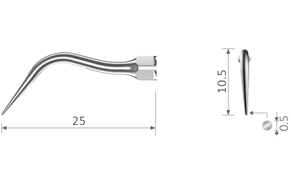Picture of Scaler Tip compatible with Satelec® couplings / PD4
