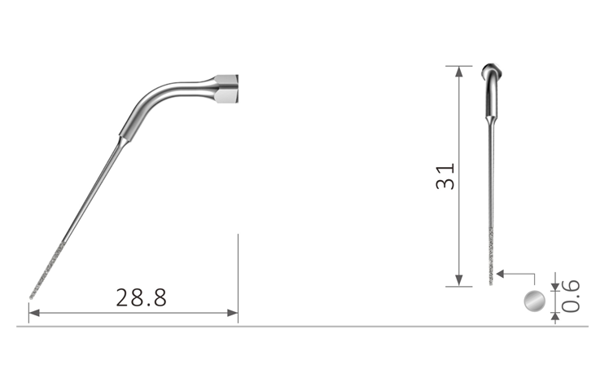 Picture of Scaler Tip compatible with Satelec® couplings / ED4D
