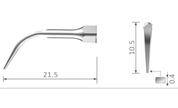 Picture of Scaler Tip compatible with Satelec® couplings / GD4